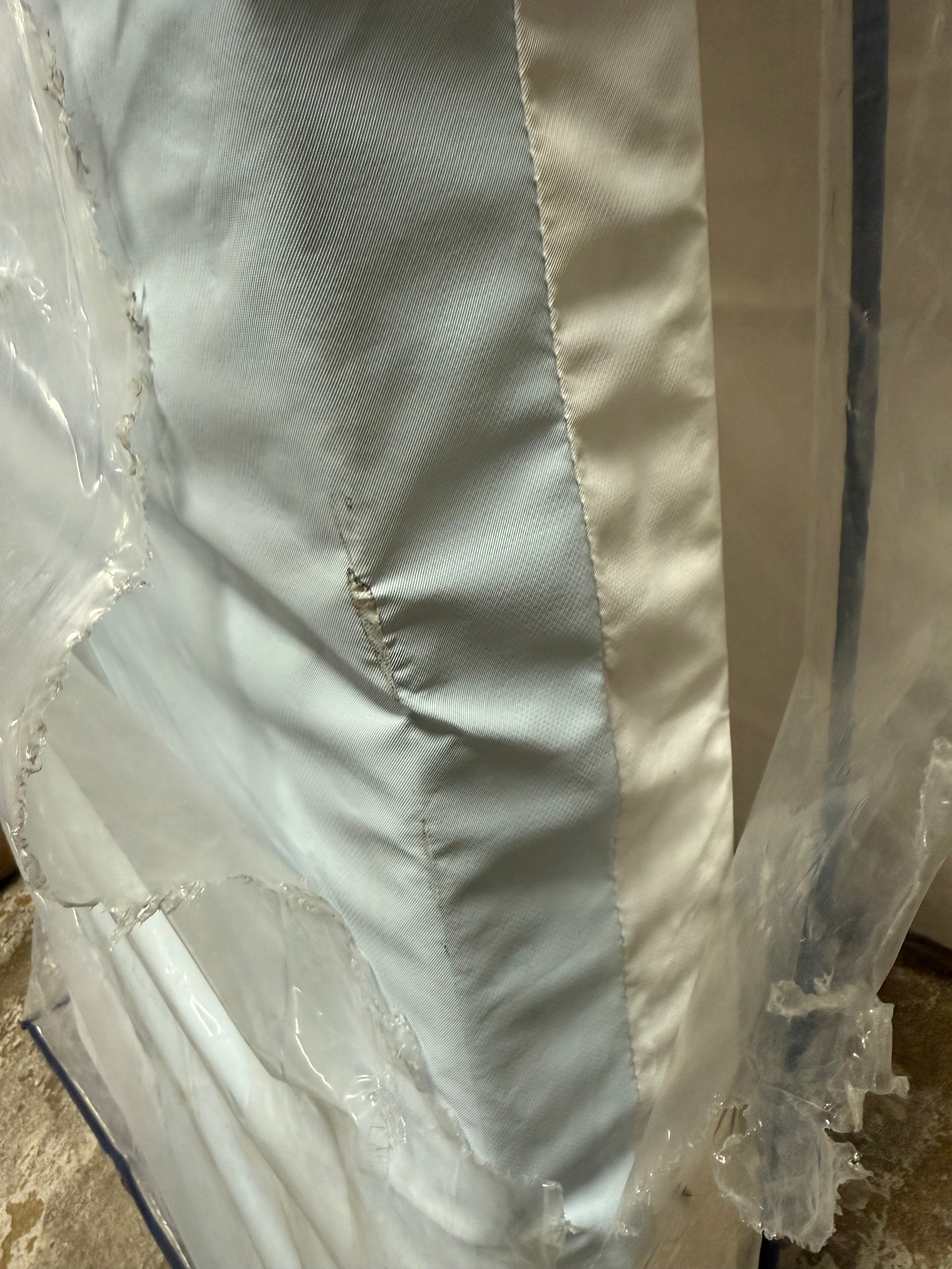 Perfect Embrace Eco Crib and Toddler Mattress - Greenguard Gold - Waterproof - White/Blue