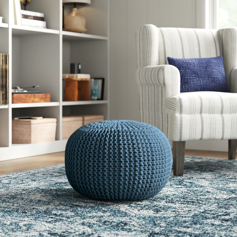 Blue Kylie Outdoor Ottoman
