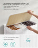 3-Section Laundry Hamper with Lid