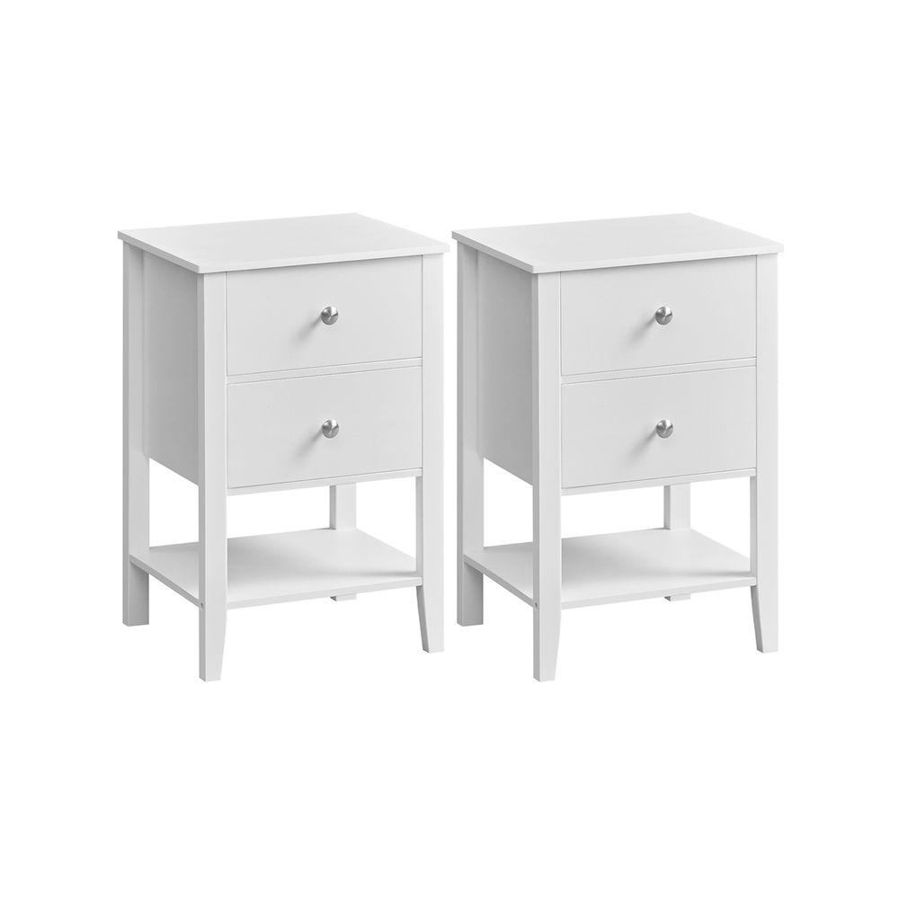 VASAGLE Bamboo Nightstands 1-Piece