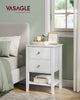 VASAGLE Bamboo Nightstands 1-Piece