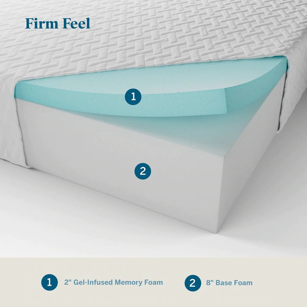 8-inch Gel Memory Foam Mattress - Queen
