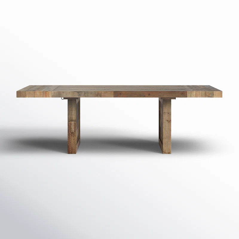 Natural Lafond Extendable Solid Wood Dining Table SHOWROOM ITEM ONLY