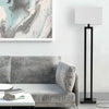 Larde Matte Black Floor Lamp