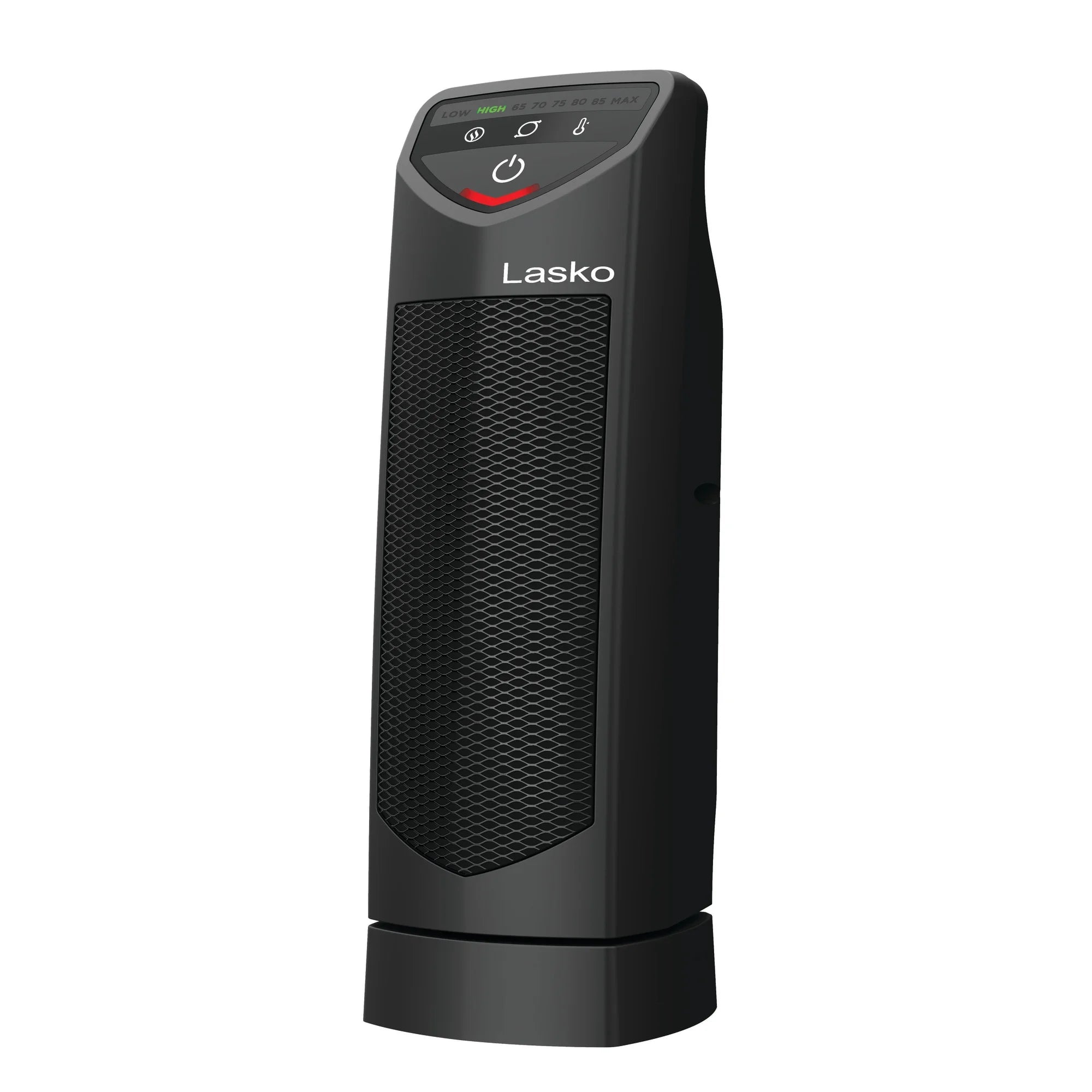 Oscillating Ceramic Electric Tower Space Heater - Black