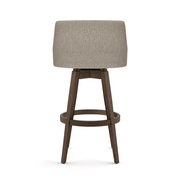 Beige / Brown Laurene Swivel Counter Stool