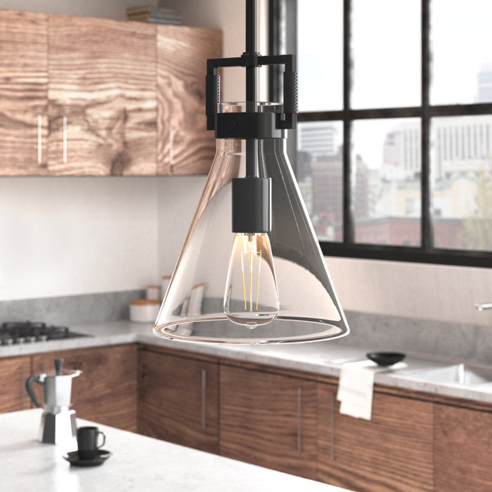 Black Lauro 1 - Light Single Pendant