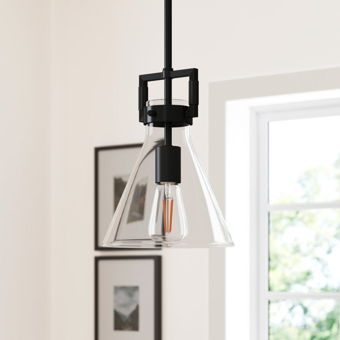 Black Lauro 1 - Light Single Pendant
