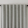 Leming Polyester Burlap Blackout Curtains Set of 2