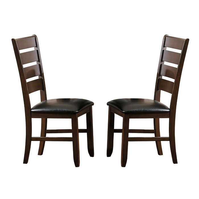 SET OF 2 Leola Ladder Back Side Chairs