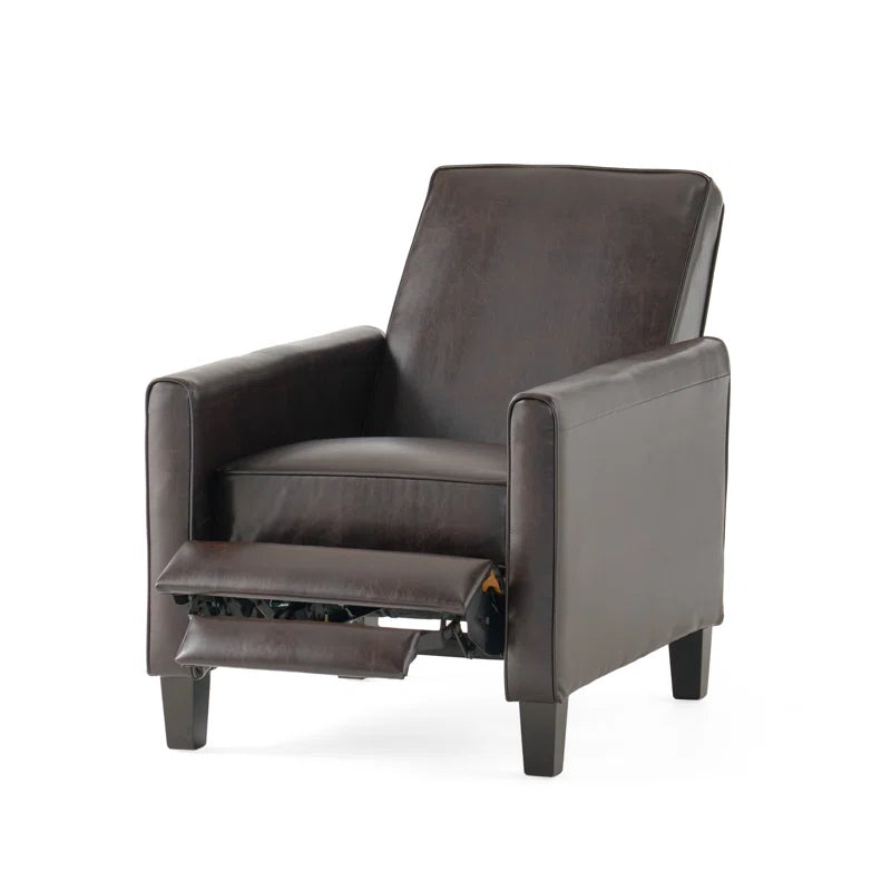 Faux Leather Recliner