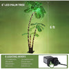 Lighted Palm Tree for Outside Patio Yard Party Pool - 3-Tree-Plug-in