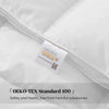 White Goose Down Duvet Comforter - Queen/Full - White All-season warmth