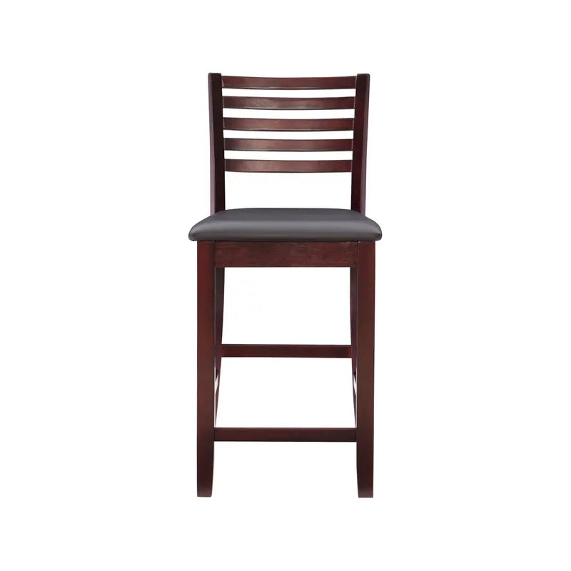 Piedmont Espresso Ladder Back Counter Stool