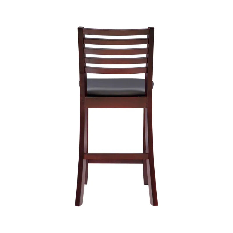 Piedmont Espresso Ladder Back Counter Stool