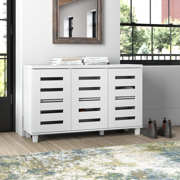 Lismore 16 pair store shoe storage cabinet