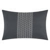 7-Piece Reversible Comforter Set - California King - Grey