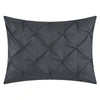 7-Piece Reversible Comforter Set - California King - Grey