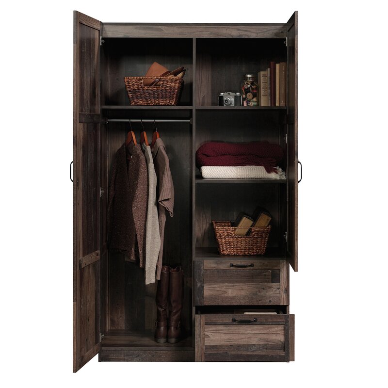 Reclaimed Pine Lott Manufactured Wood Armoire