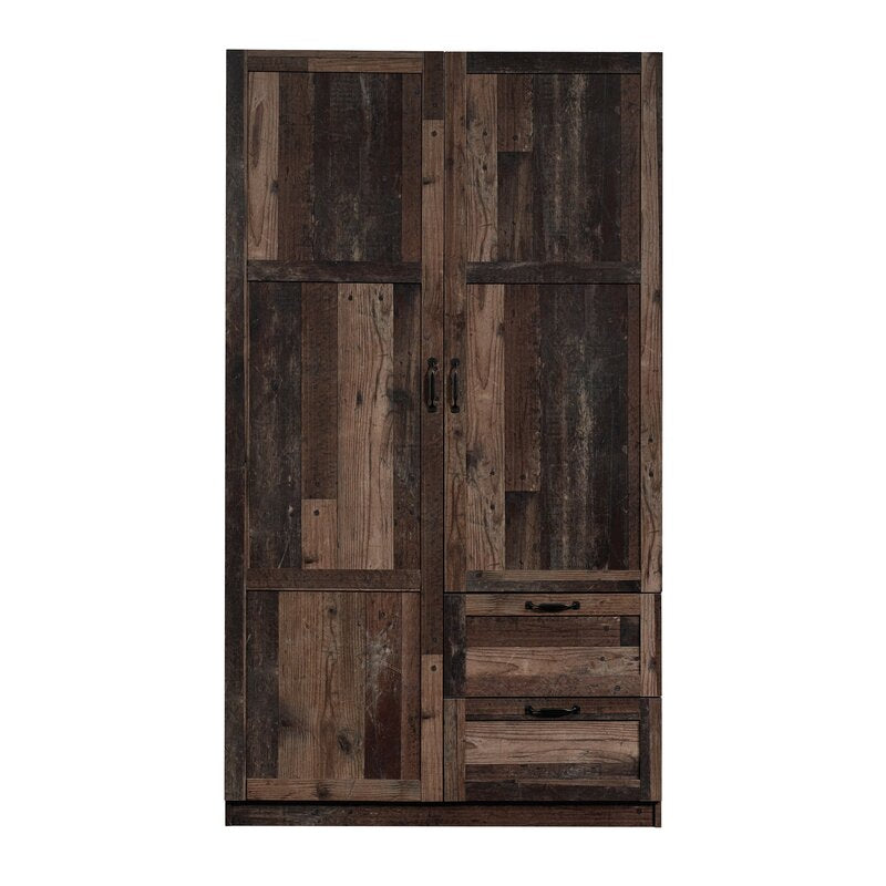 Reclaimed Pine Lott Manufactured Wood Armoire