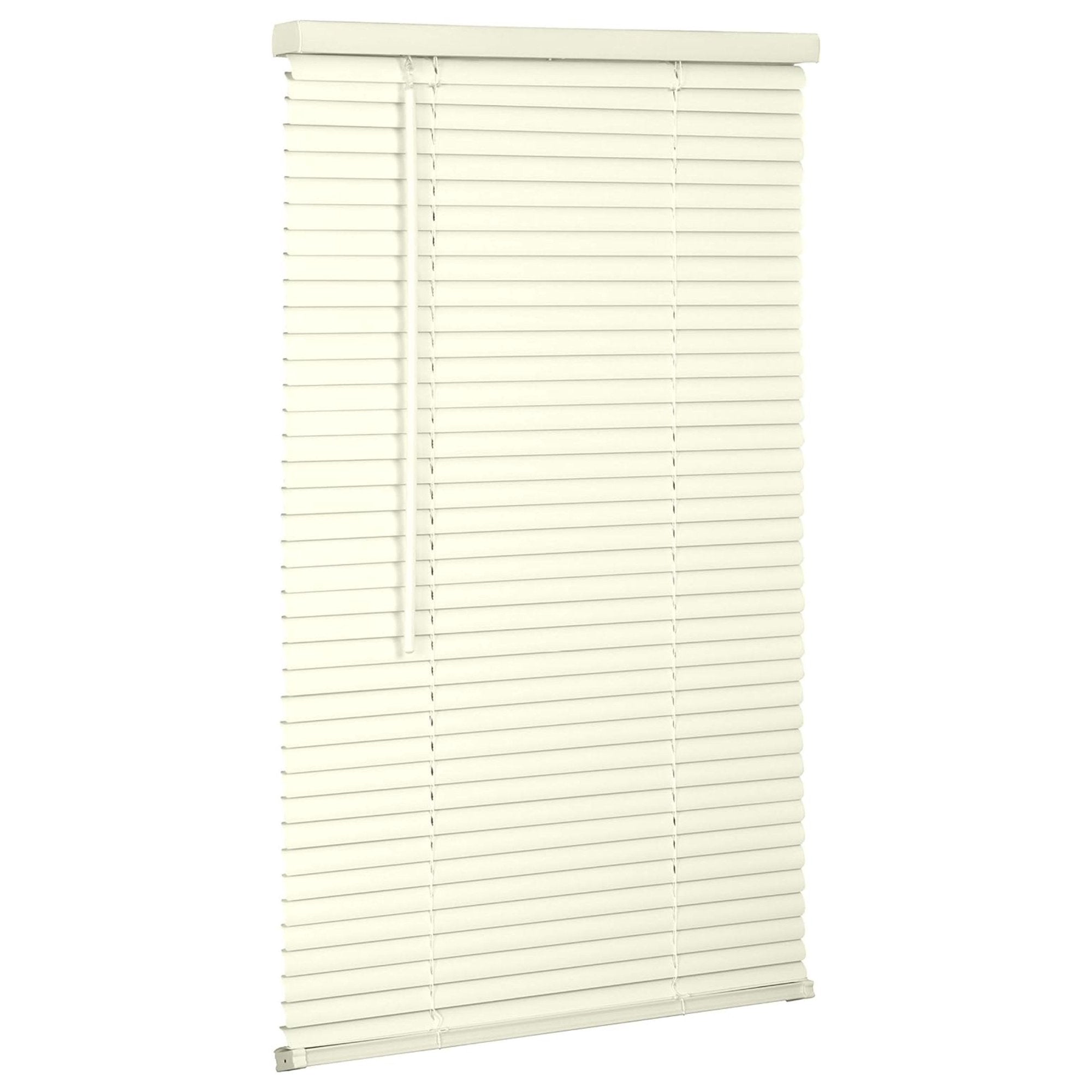 Cordless Vinyl Mini Blind - White