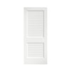 Louvered Wood Primed Shaker Standard Door