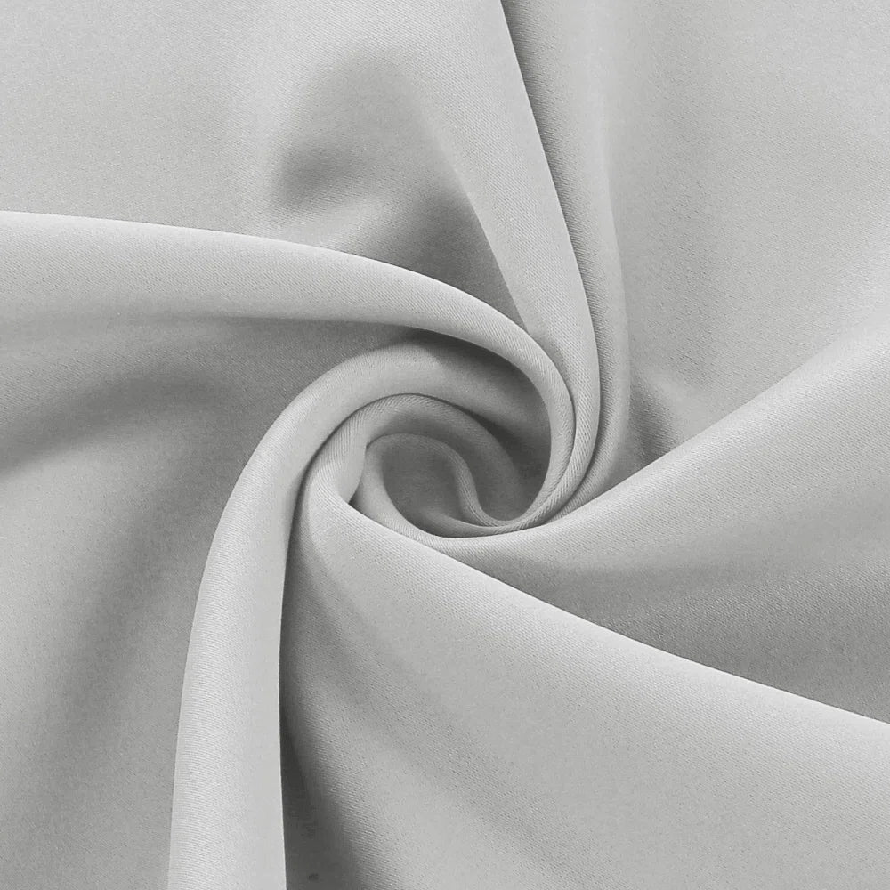 Lundon 100% Blackout linen for Bedroom Curtain Panels