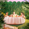 The Blush Tufted Luxe Inflatable Pool