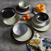 Elite Contempo Classic Double Bowl Terracotta Dinnerware Set