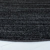Macie Performance Black/Gray Rug, Round 4'
