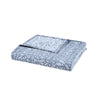 Harmony 4 Piece Oversized Reversible Matelasse Coverlet Set with Throw Pillow - Blue - Queen