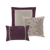 Madison Park Teagan 7 Piece Comforter Set - Purple - Queen