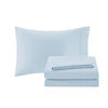 Whitman Blue/ Brown 12 Piece Comforter Set with Cotton Bed Sheets - Full