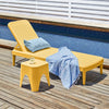 Mahina Resin Outdoor Chaise Lounge Chair - Gold