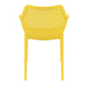 Yellow Manon Stacking Patio Dining Armchair (final cut, no further discounts)