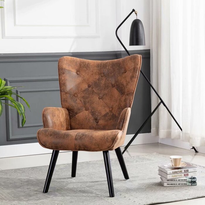 Marauder Upholstered Wingback Chair