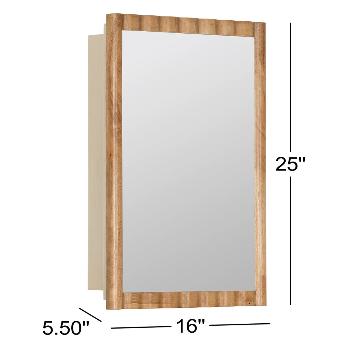 Marlowe Medicine Cabinet, Recess and Surface Mount