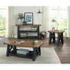 Bolton Solid Wood Coffee Table - Black Stain and Natural - Wood