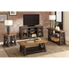 Bolton Solid Wood Coffee Table - Black Stain and Natural - Wood