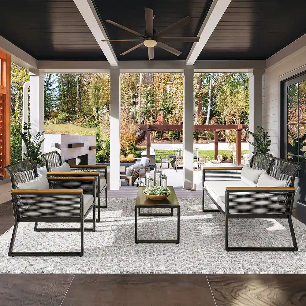 4 - Person Seating Group with Cushions