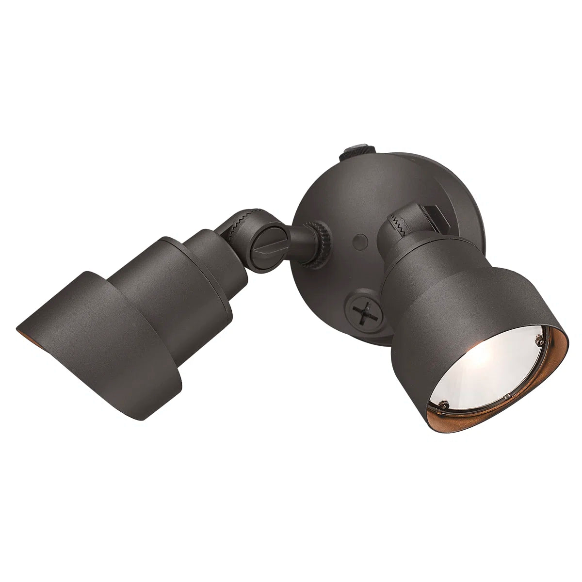 Mckean 2 - Head LED Hardwired Dusk to Dawn Outdoor Security Spotlight