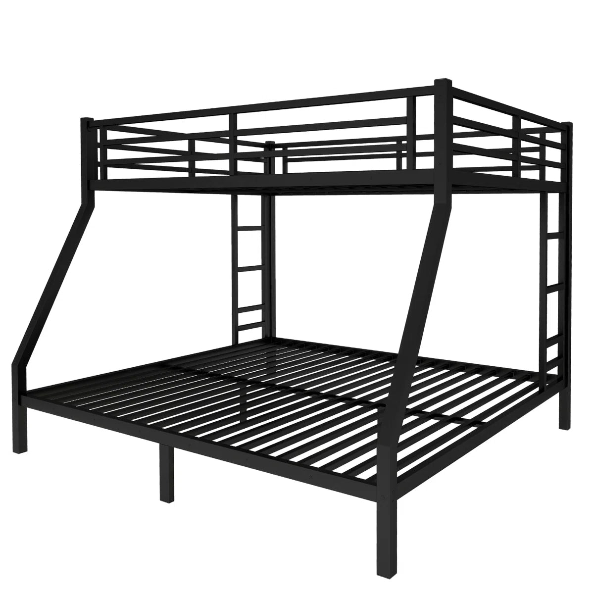 Metal Bunk Bed - Heavy Duty Frame - Queen Over king - 2 BOXES