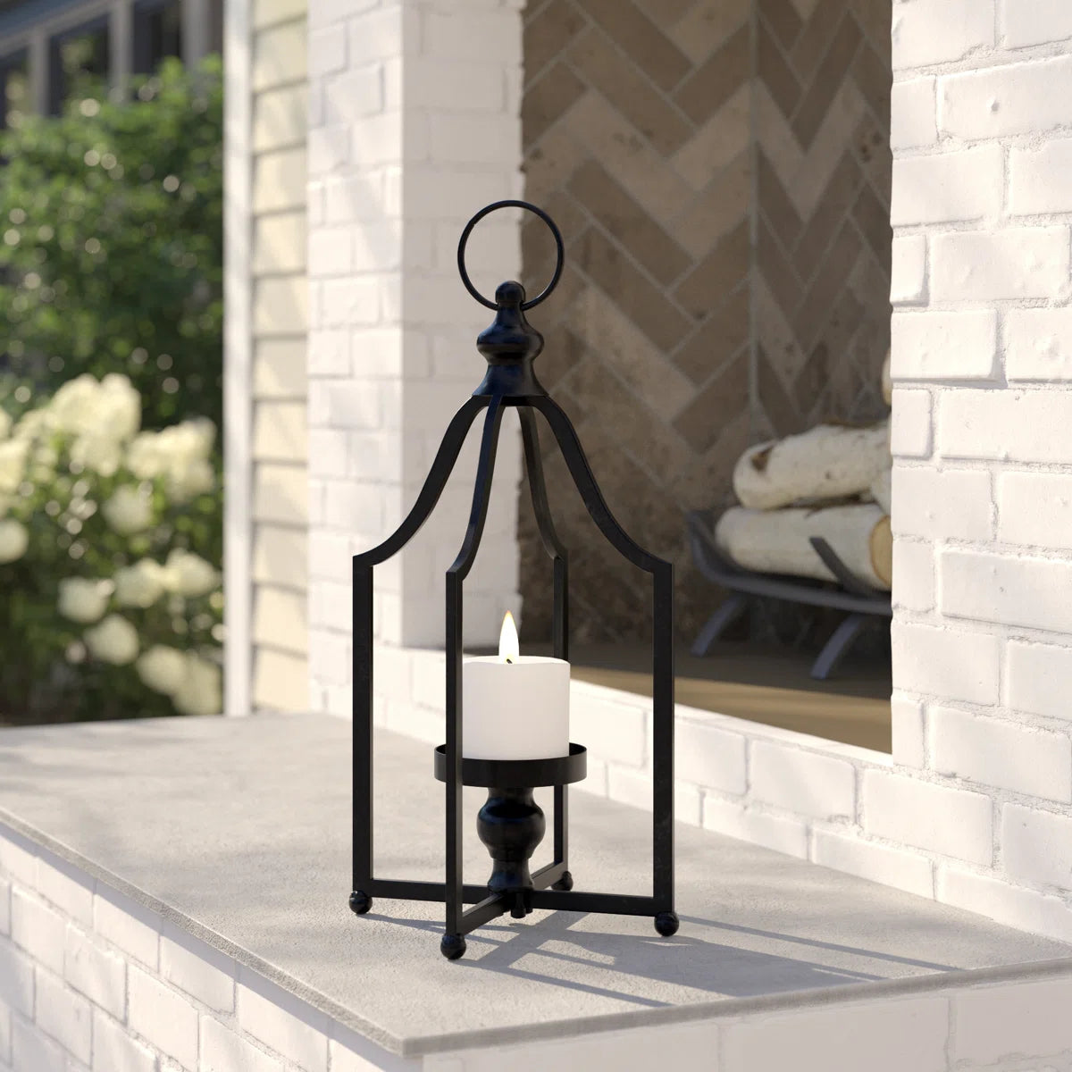 Metal Tabletop Lantern
