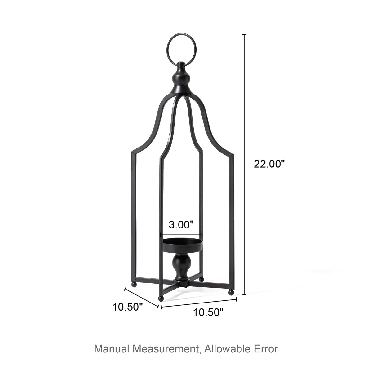 Metal Tabletop Lantern