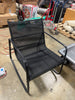 1-Piece Rocking Bistro Chairs for Porch Yard Balcony-Black