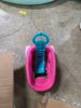 Pink Block Scooping Wagon Building Toy (21 Pieces)
