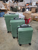 3 Piece Luggage Set - Hardside Luggage Sets with Spinner Wheels, PC + ABS Durable Lightweight Hardshell Suitcase Set with TSA Lock (Green)