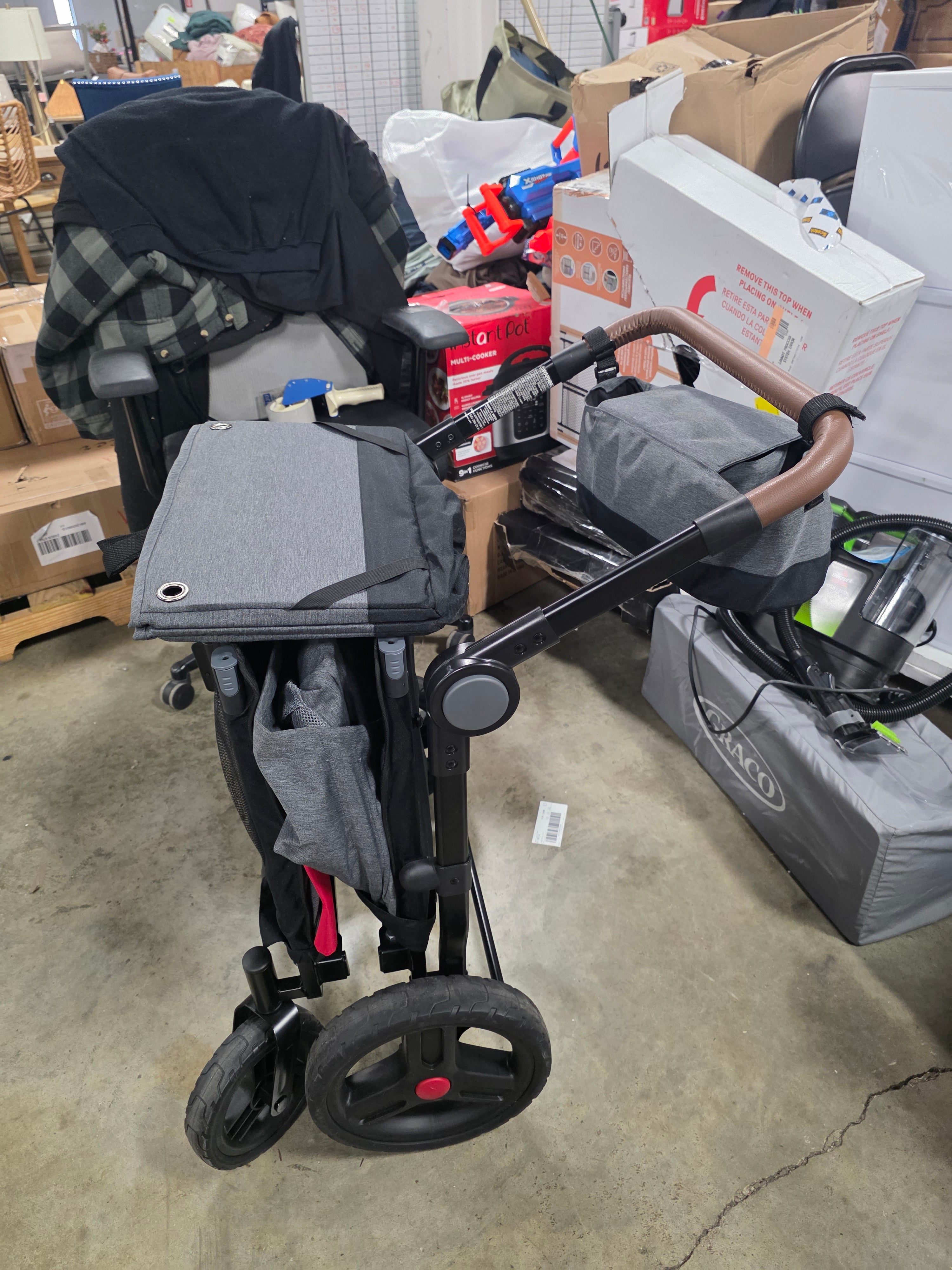 Atlas Stroll N Wagon, Folding Wagon - Gray