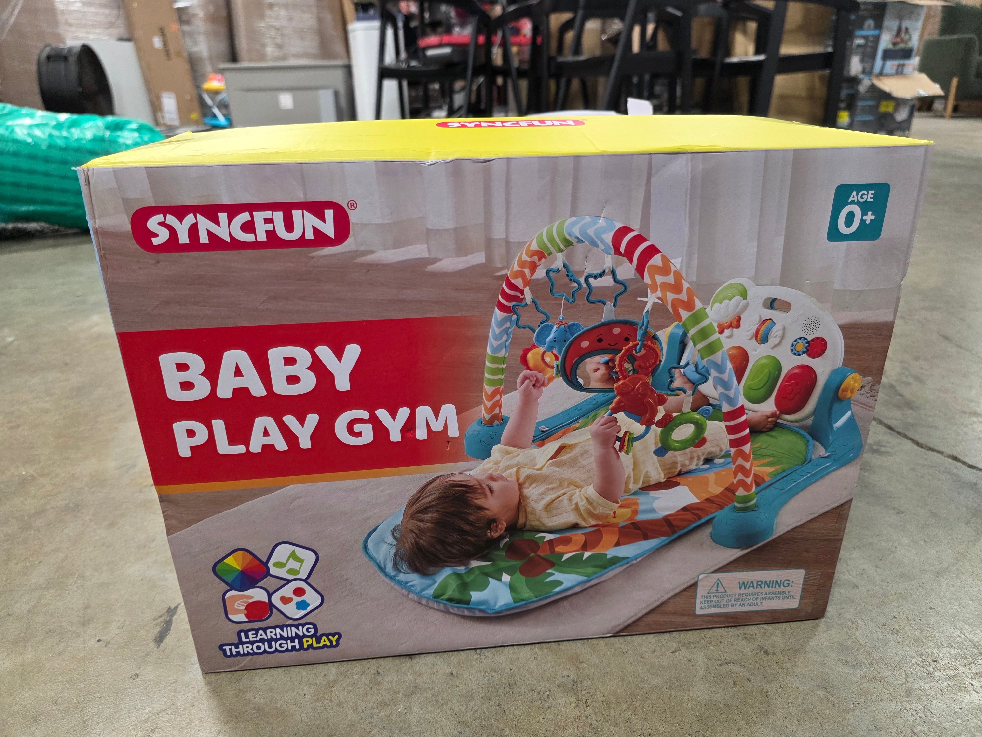Baby Play Mat, Tummy Time Mat Toys, Baby Musical Learning Toys 0-6 Months, Adorable Play Gym, Gifts