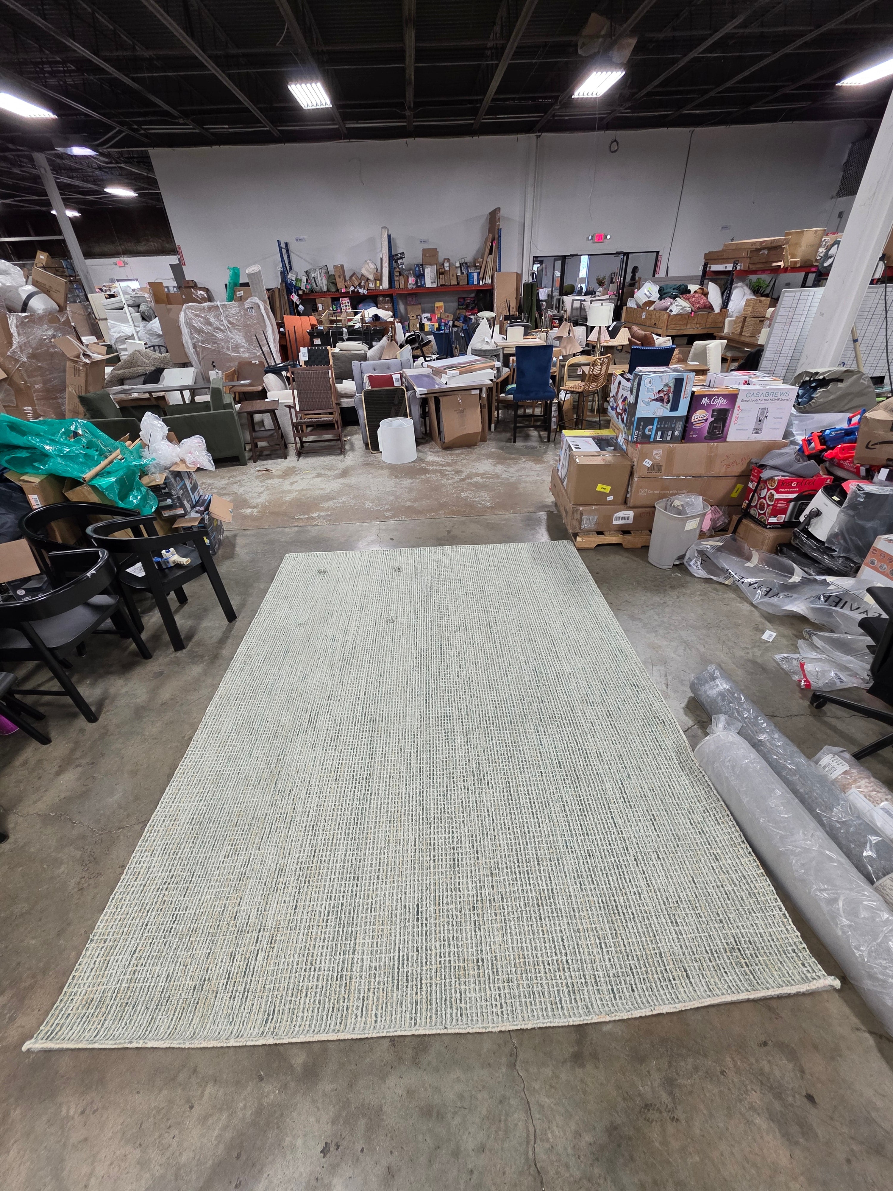 Abstract Handmade Indoor Rug - 8'x10'